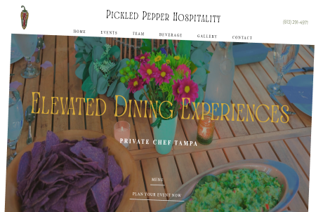 Pickled Pepper Hospitality – Catering Website Redesign
